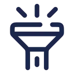 Flashlight On SVG Icon